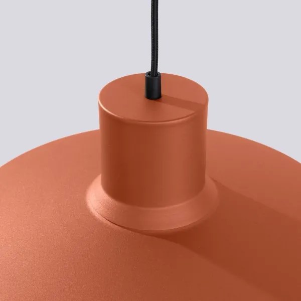 Sollux SL.1706 - Luster na lanku BILO 1xE27/15W/230V pr. 35 cm oranžová