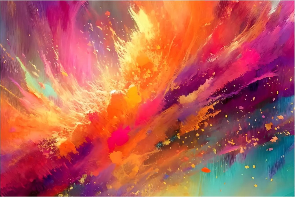 Obraz - Dynamická abstrakcia (90x60 cm)