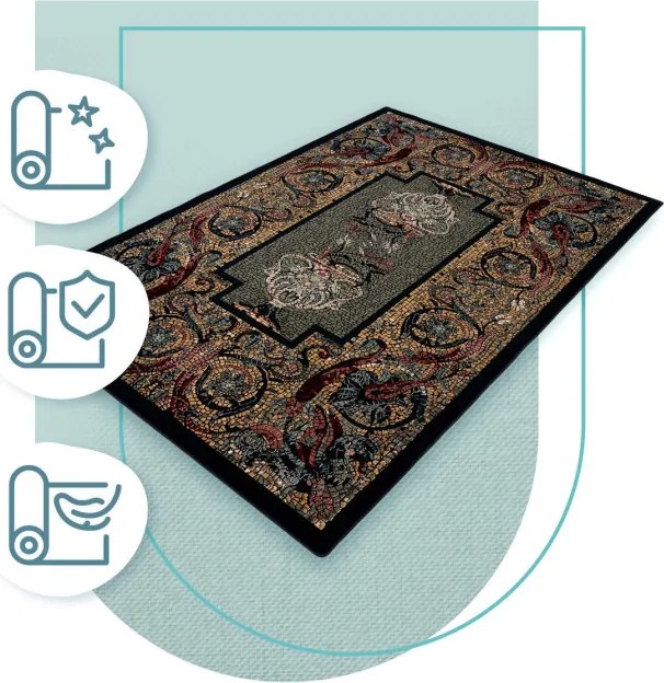 Koberec Polonia Mozaika Navy