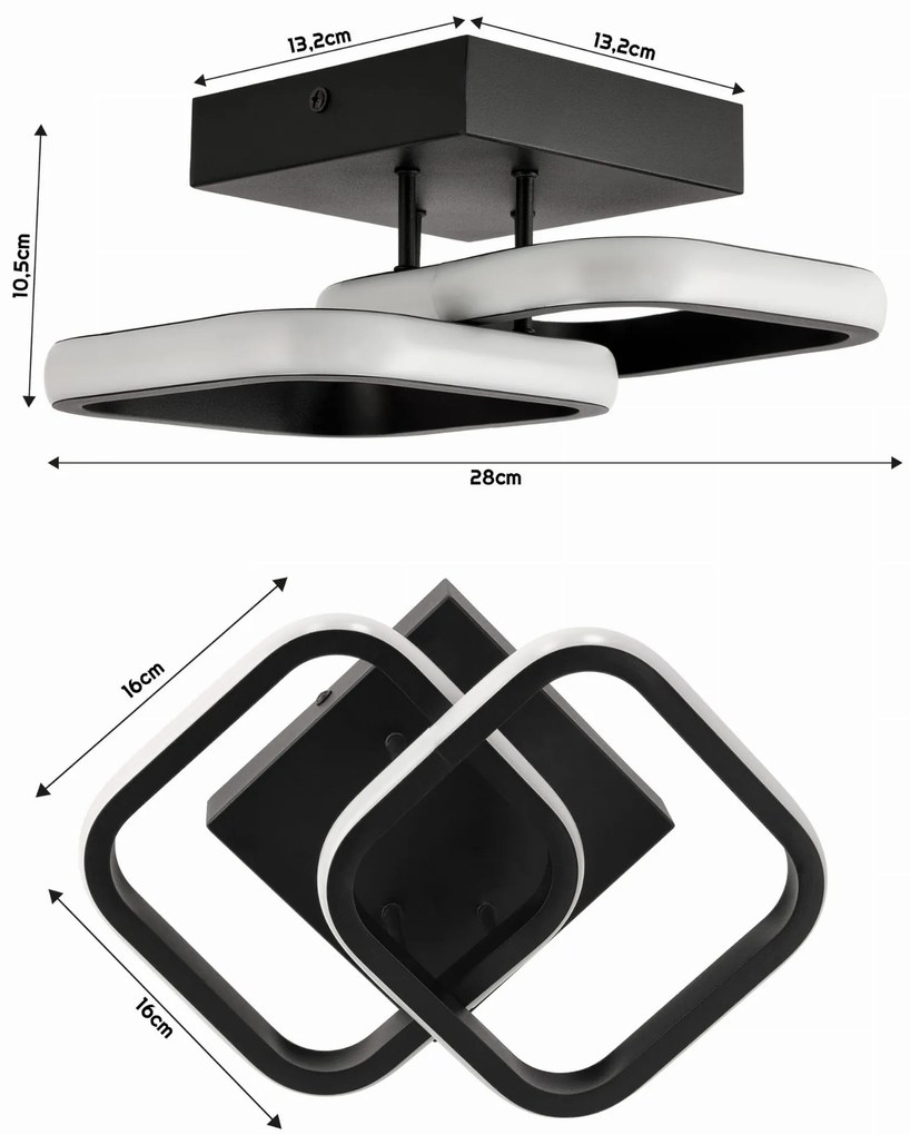 BERGE LED stropné svietidlo UTAH 27W