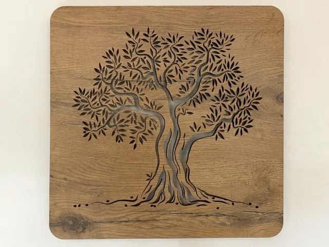 Obraz na stenu strom Olivovník na batérie