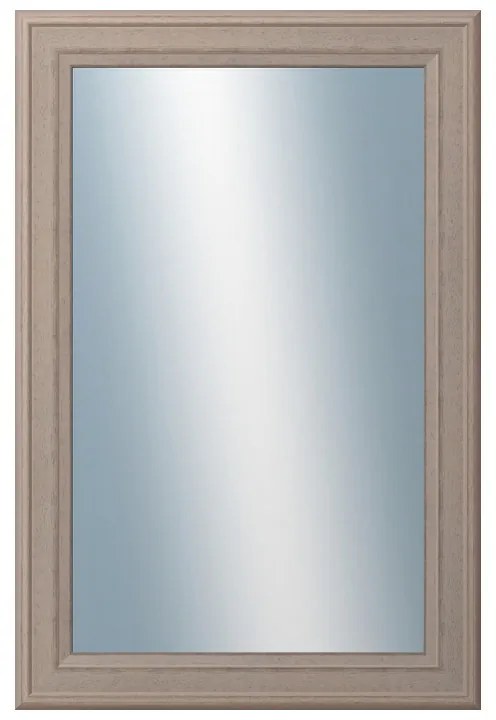 DANTIK - Zrkadlo v rámu, rozmer s rámom 40x60 cm z lišty STEP hnedá (3020)