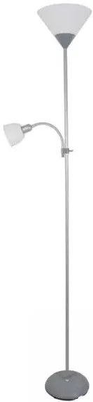 CHINATSU Stojacia lampa s čítacím ramenom GREO, 1xE27, 60W + 1xE14, 25W