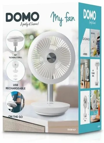 DOMO DO8147 stolný USB ventilátor s akumulátorom