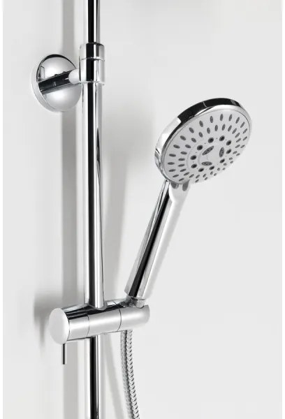 Aqualine - Sprchová súprava s batériou FARRAO lesklý chróm
