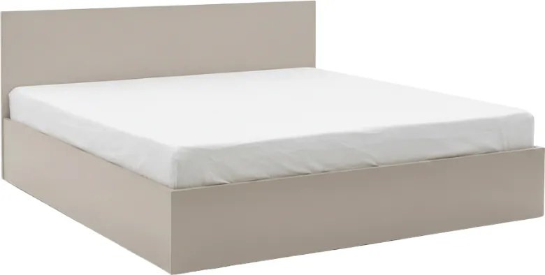 Posteľ SOFIA 180 x 200 cm, kašmírovo béžová Rošt: S latkovým roštom, Matrac: Matrac COCO MAXI 20 cm