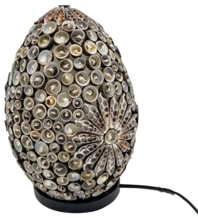 Natur boho lampa Morské mušle 20cm