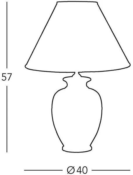 Kolarz 0014.74.3 - Stolná lampa GIARDINO 1xE27/100W/230V