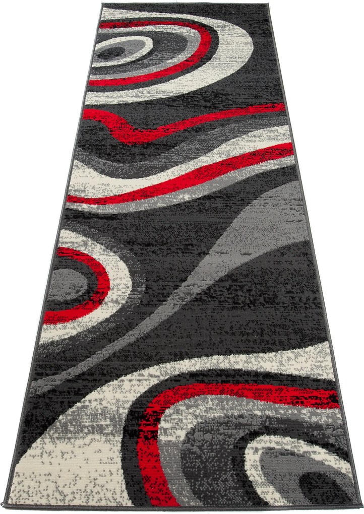 TA Koberec D317A TMAVO ŠEDÁ LACNÝ PP CRM Rozmer: 70x150 cm