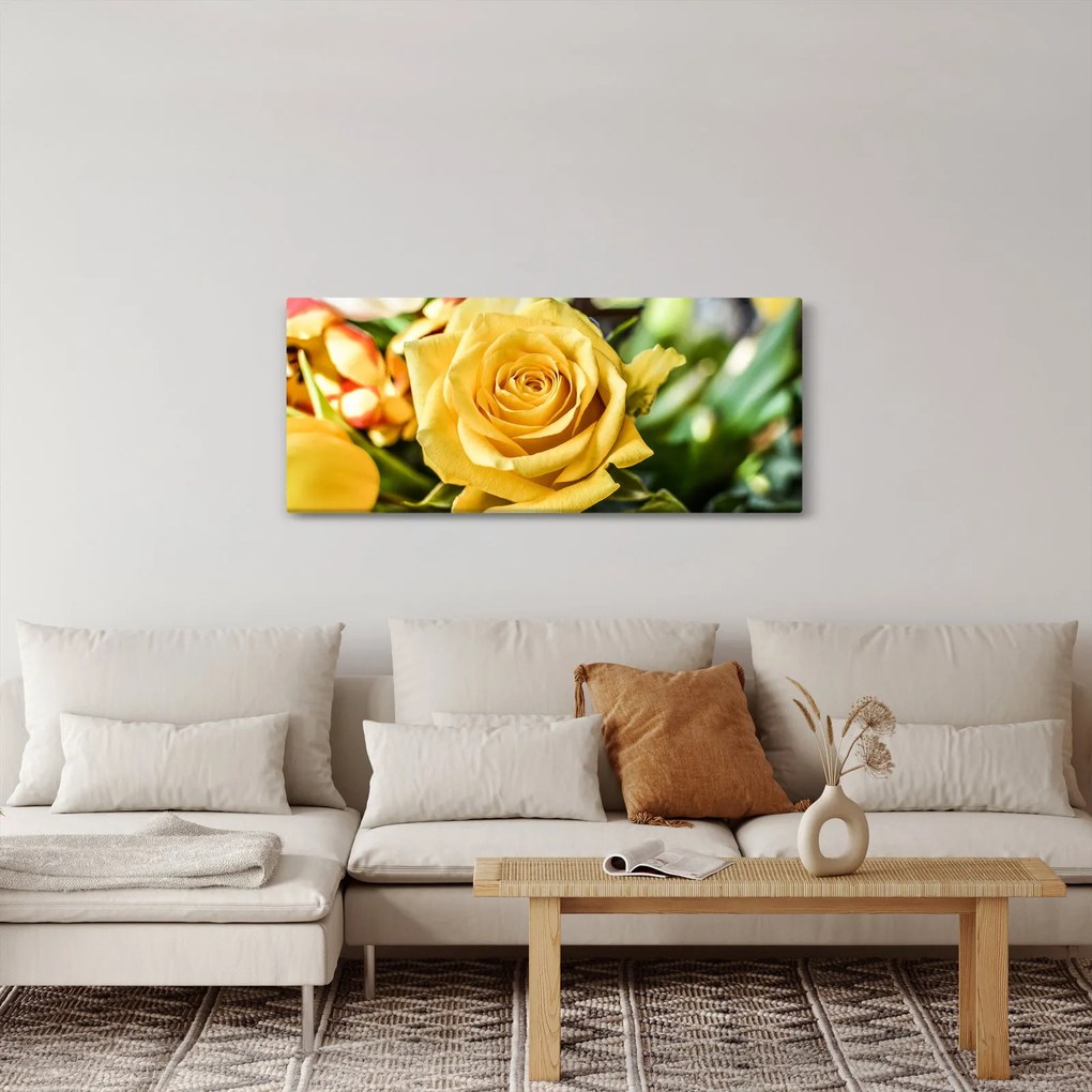 Obraz ruže (120x50 cm)