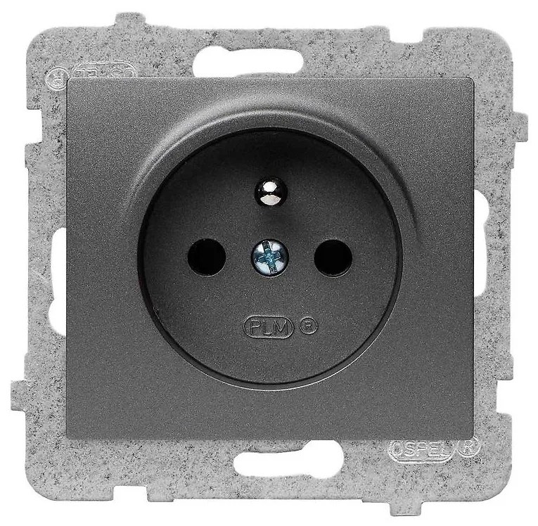 Zásuvka GP-1DZ/M.GR Sigma