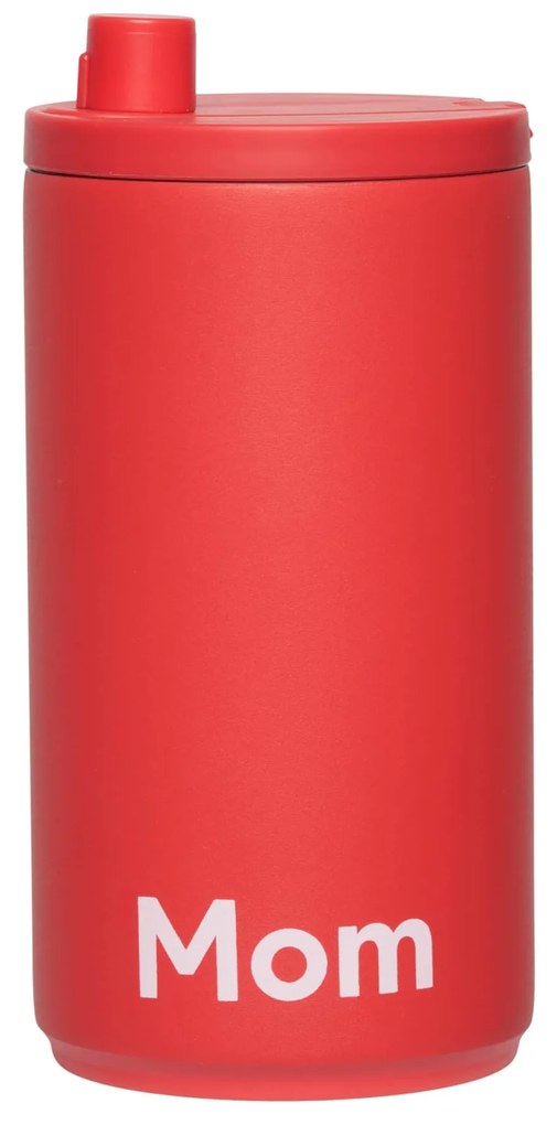 DESIGN LETTERS Termo hrnček Mom Red 350 ml
