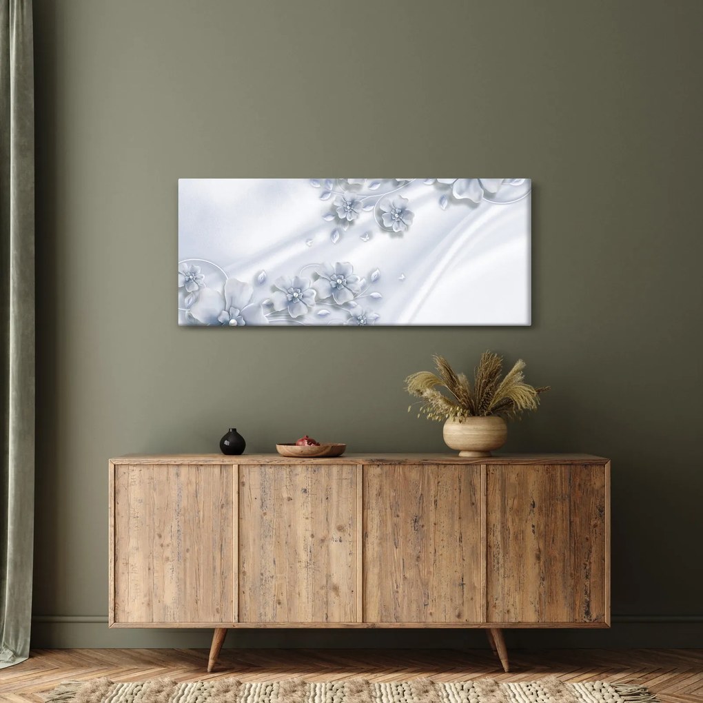 Obraz - Kvetinový dizajn (120x50 cm)