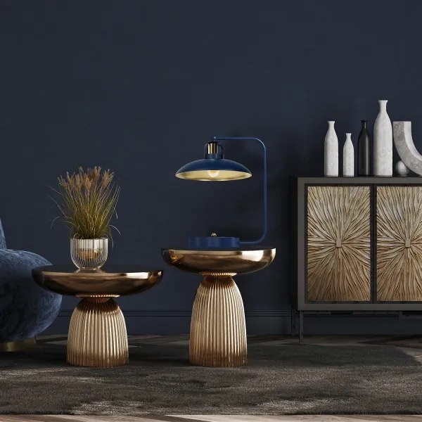 Brilagi - LED Stolná lampa FLAMENGO 1xE27/60W/230V modrá