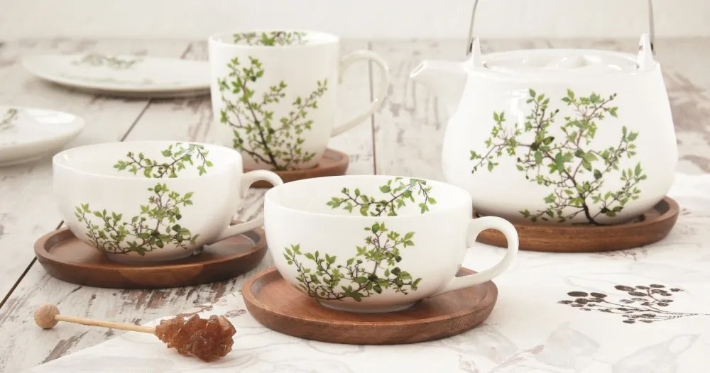 NATURA šálka na čaj, 2 ks