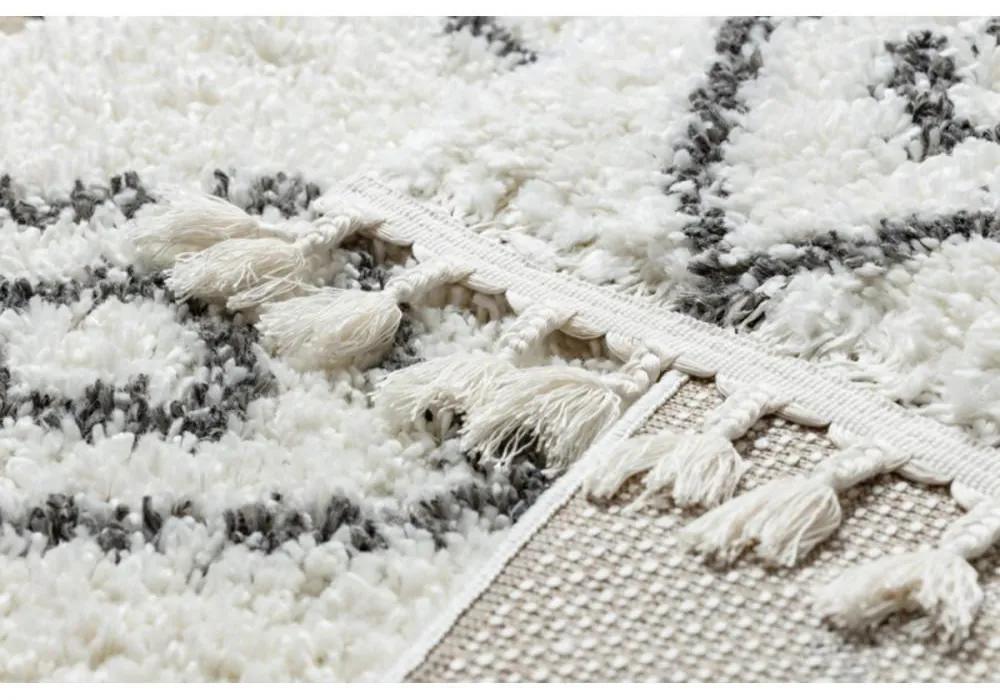 Kusový koberec Shaggy Dafo krémový 140x190cm