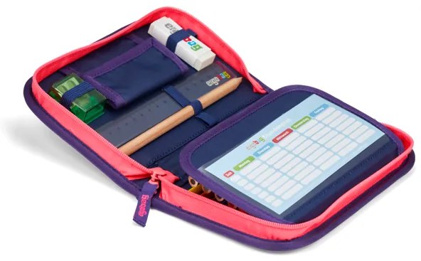 Školský peračník Ergobag - Fluo ružový