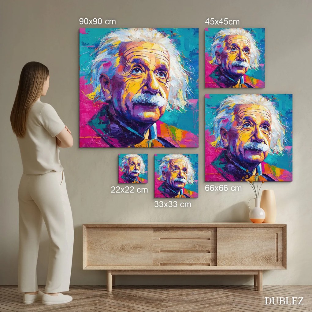 DUBLEZ | Pop art obraz - Albert Einstein
