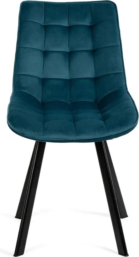 Noela Zamatová jedálenská stolička BELLA tyrkysová