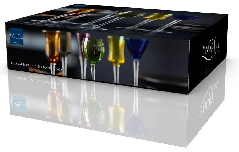 Poháre v súprave 6 ks štamperlík 50 ml – Lyngby Glas