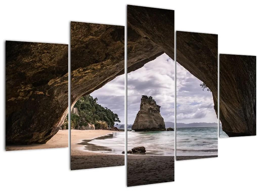 Obraz z jaskyne, Nový Zéland (150x105 cm)