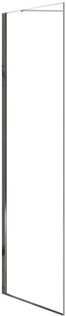 Rea Molier, sprchová stena 90x190cm pre sprchový kút Molier, 6mm číre sklo, chrómová, REA-K8535