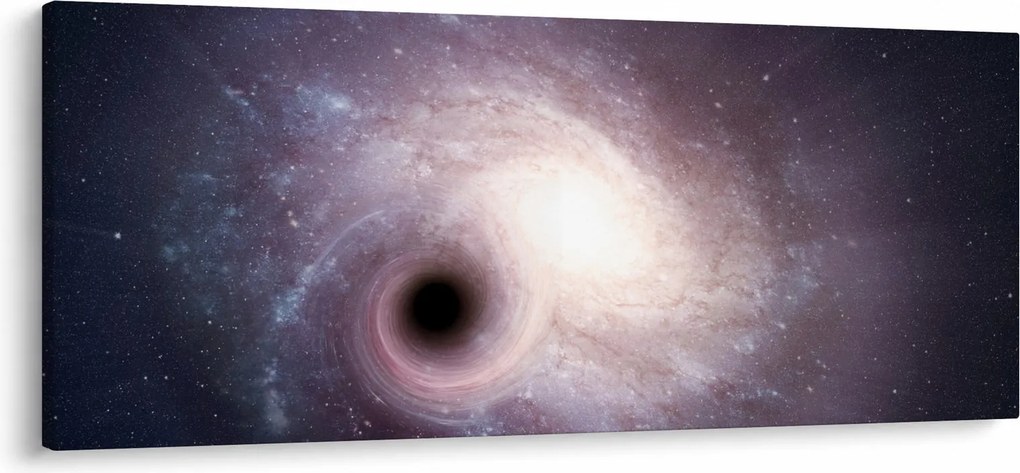 Obraz - Špirálna galaxia (120x50 cm)