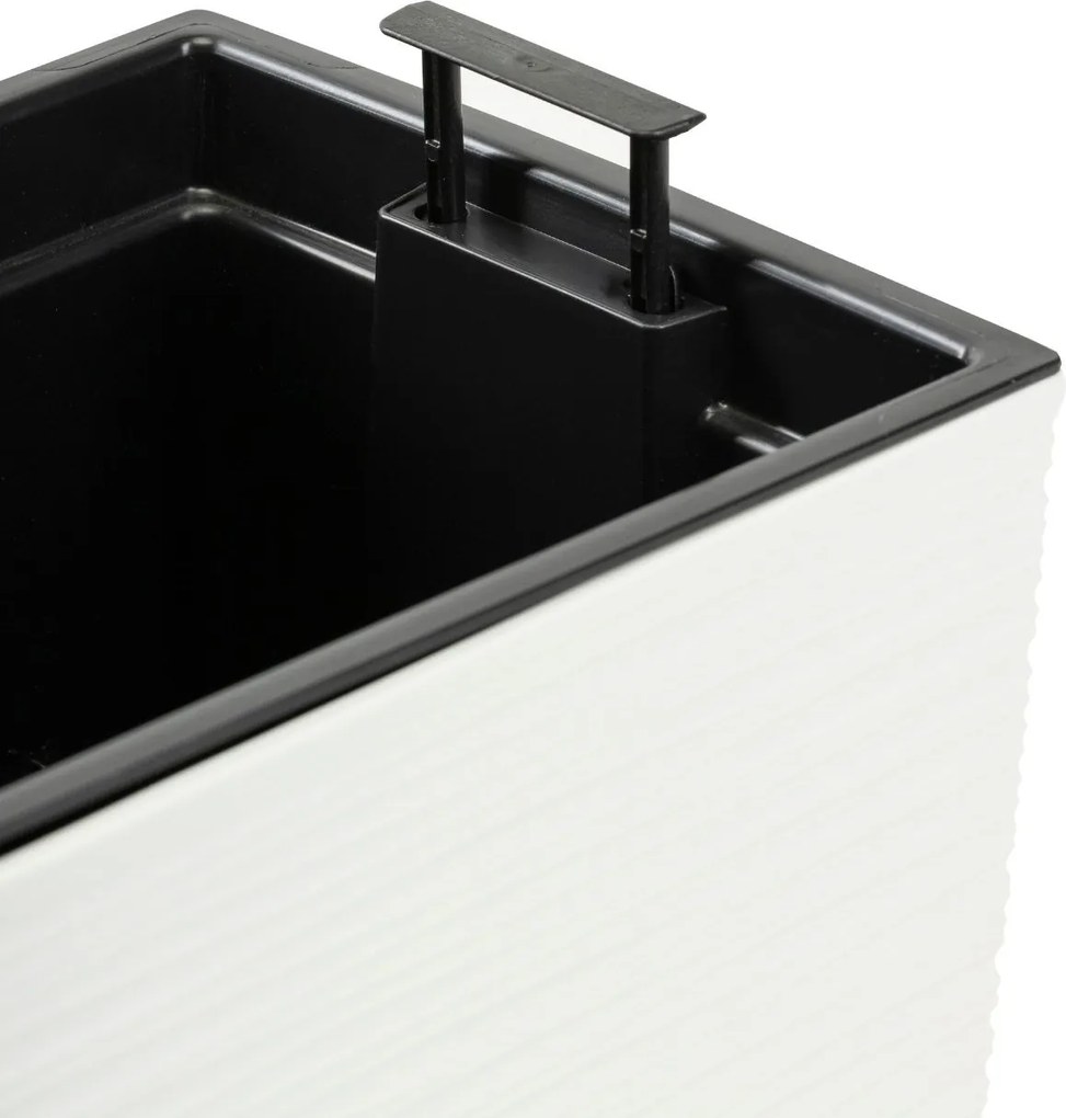 PLASTOVÝ KVETINÁČ BLOOM RIFLO 36X56X20 CM KRÉMOVÁ