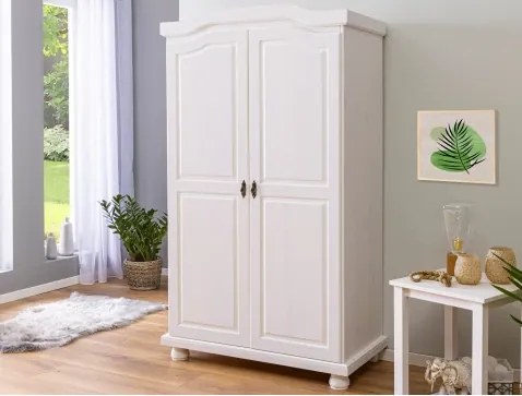Šatníková skriňa Hedda, bielena borovica%