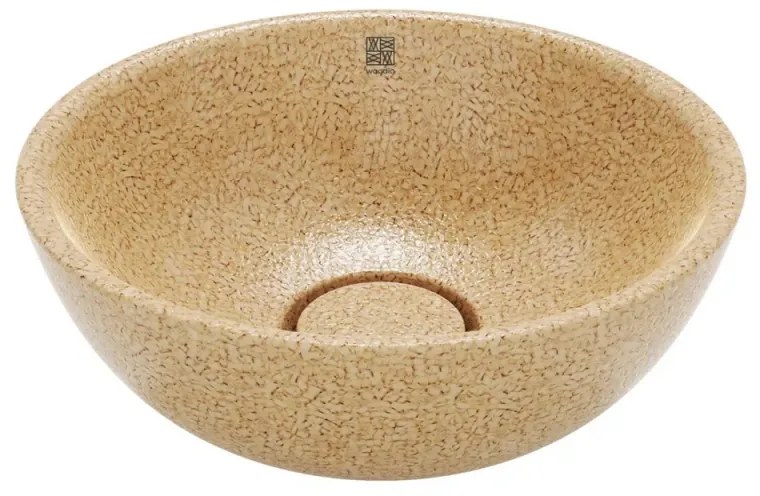 Umývadlo Soft40, béžové natural / na dosku