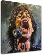 Obraz Mick Jagger - Legenda na pódiu | 100% originál domaľovaný akrylom