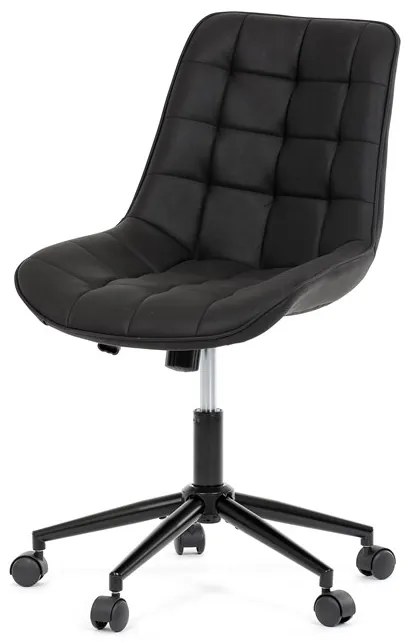 Autronic BONTEC Pracovná stolička, výškovo nastaviteľná, čierna látka, KA-V3120 BK3 Farba: Zelená