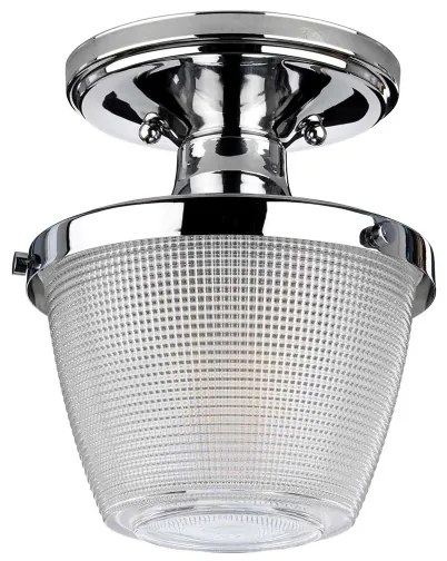 Quoizel QZ-DUBLIN-SF-PC - Kúpeľňové svietidlo DUBLIN 1xE27/40W/230V IP44 chróm