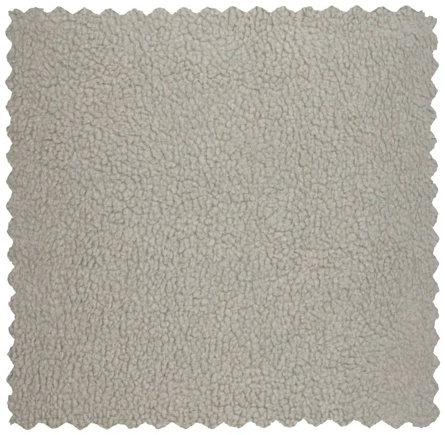 Béžový puf WOOOD Sara, ø 46 cm