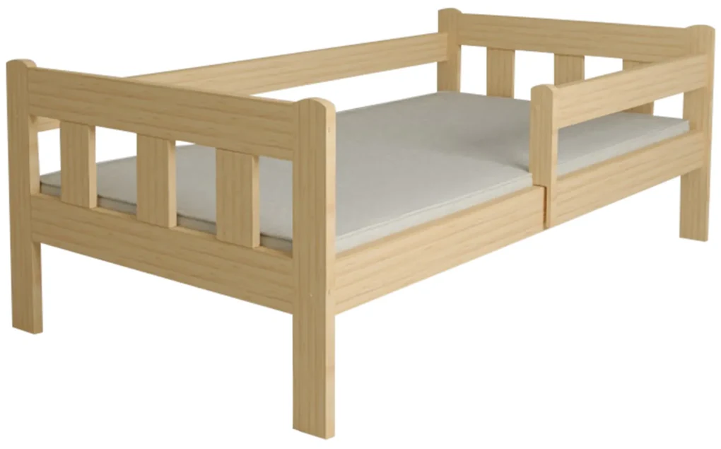 Detská posteľ NESTY 90 x 200 cm, borovica Rošt: S latkovým roštom, Matrac: Matrac COCO MAXI 20 cm