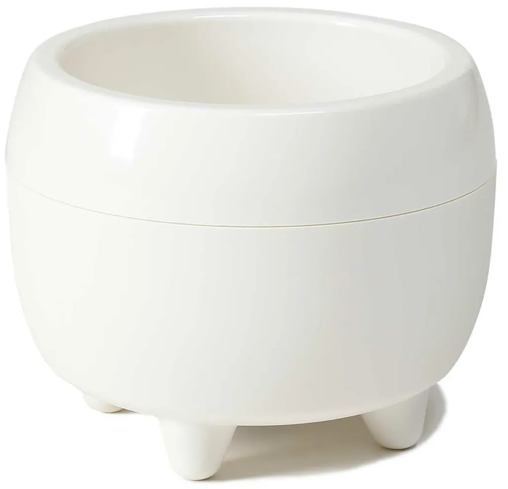 PLASTOVÝ KVETINÁČ BOTANICA 30X24 CM KRÉMOVÁ