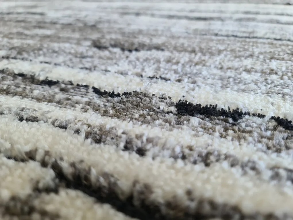 BE Koberec Miami 132 GREY – sivý obdĺžnikový Rozmer: 200x390 cm