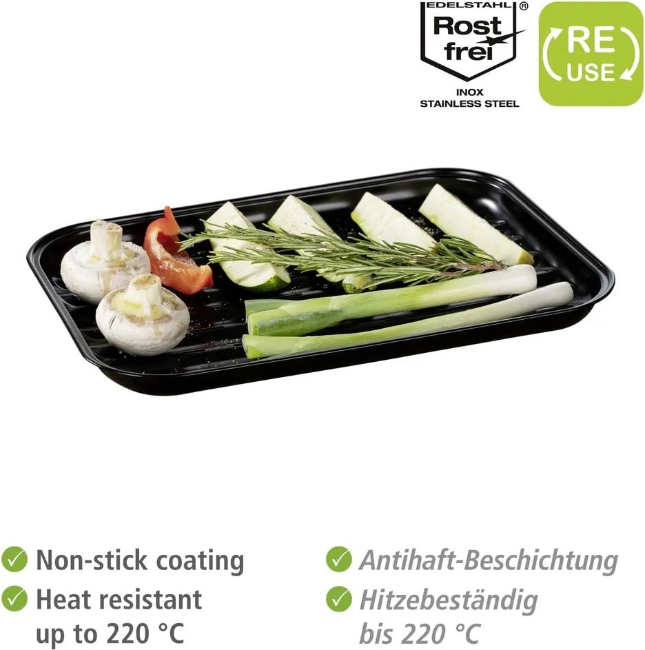 Grilovacia tácka z nehrdzavejúcej ocele Luca – Wenko