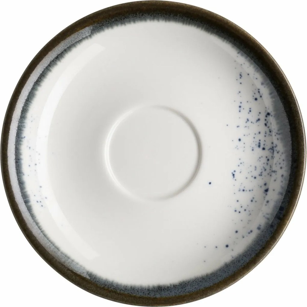 Mäser Podšálek na espresso Pintar White modrétečky 13 cm, S