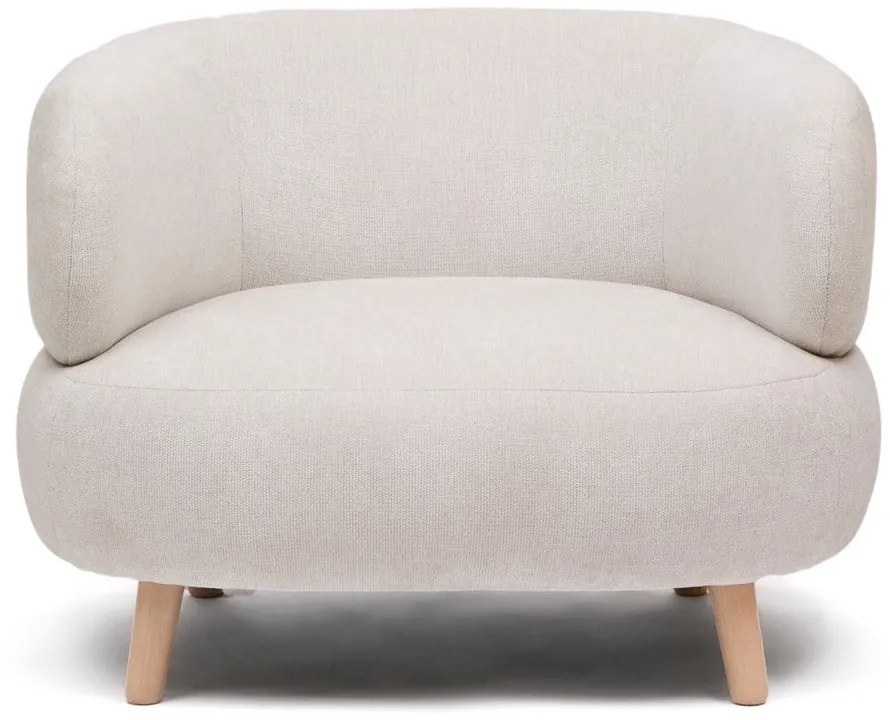 Béžové ženilkové kreslo Luisa – Kave Home