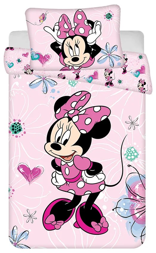 XPOSE® Obliečky do postieľky MINNIE - Flowers 02