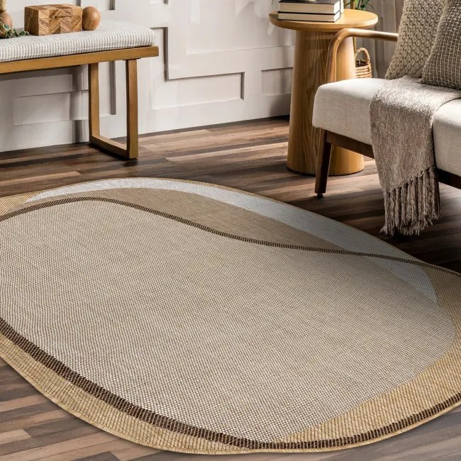 Koberec ORGANIC 2123 naturálny / krémový / sivý