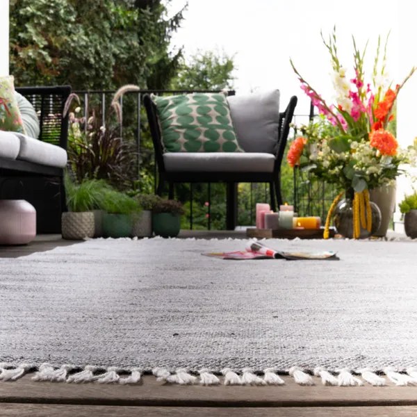 Kusový koberec My Rodan 565 Grey - na von aj na doma, 80x150, šedá, chodba / predsieň, Obsession