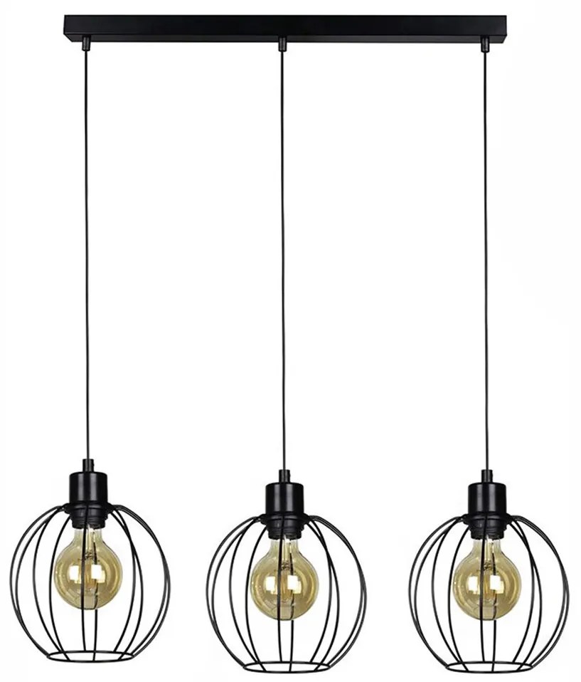 Spot-Light DO15659304 - Luster na lanku BERIS 3xE27/60W/230V