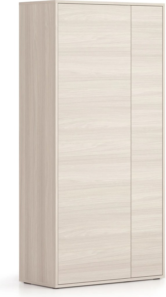 Šatníková skriňa s výsuvom BLOCK, 850 × 400 × 1748 mm, dub prírodný