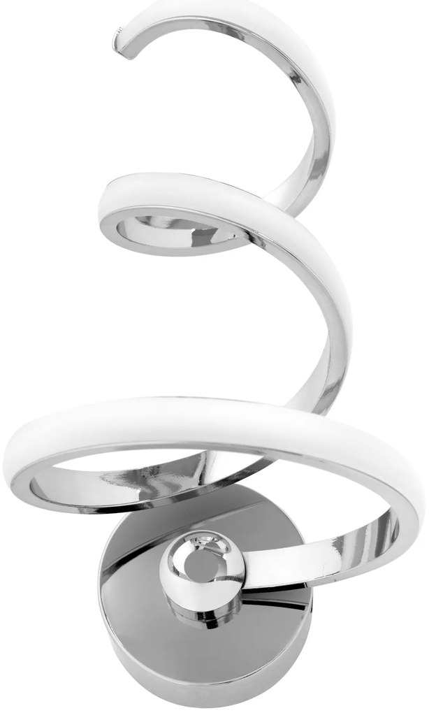 Toolight - LED nástenná lampa SPRING UP APP831-W, chrómová, OSW-09183