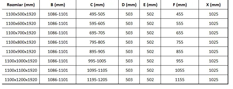 Mexen Lima sprchovací kút 110x70cm, 6mm sklo, chrómový profil - číre sklo + Slim sprchová vanička - 856-110-070-00-00-4010