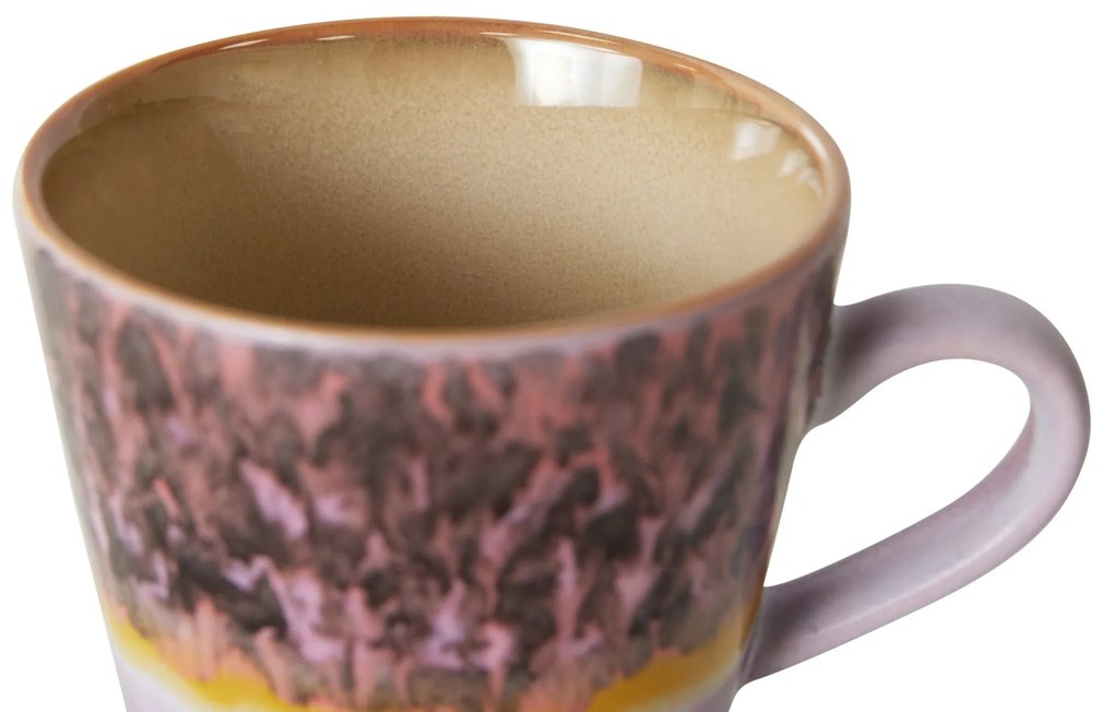 HK living Kameninový hrnček na cappuccino 70's Blast 300 ml