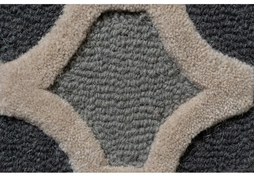 Sivý vlnený koberec 230x160 cm Moorish Amira - Flair Rugs