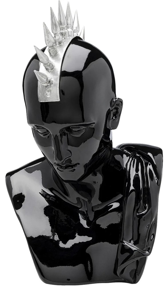 Punk Boy dekoračná soška čierna 42 cm